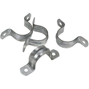 Oatey 1 in. Galvanized Tube Strap 2 Hole (4-Pack)
